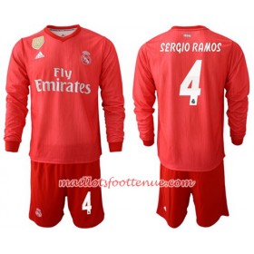 Maillot/Tenue Real Madrid Sergio Ramos 4 Enfant Troisieme 2018/2019 Manche Longue